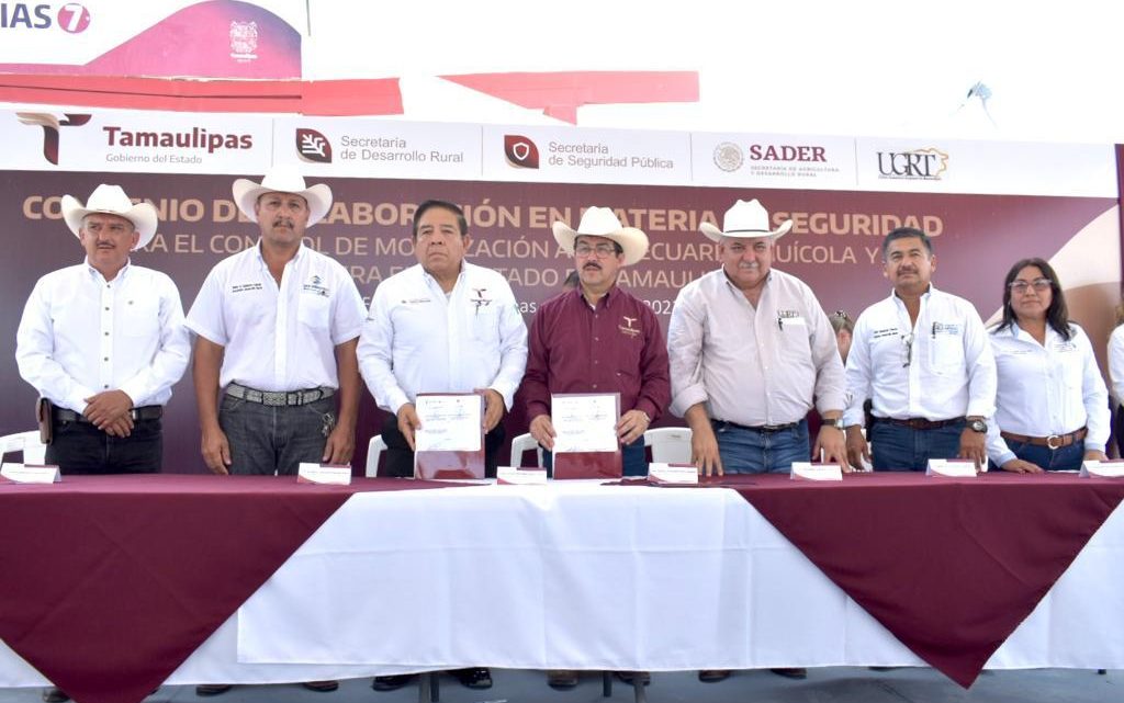 Firman convenio de colaboración para el control de movilización de productos agropecuarios, forestales y pesqueros