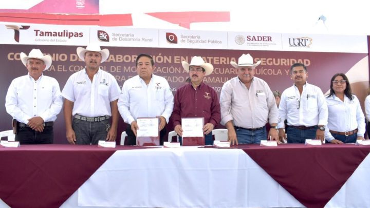 Firman convenio de colaboración para el control de movilización de productos agropecuarios, forestales y pesqueros