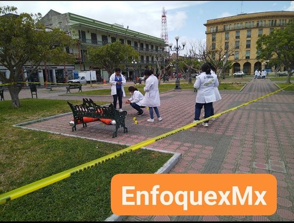 Simulan escenas criminalísticas sin permiso en el Centro Histórico