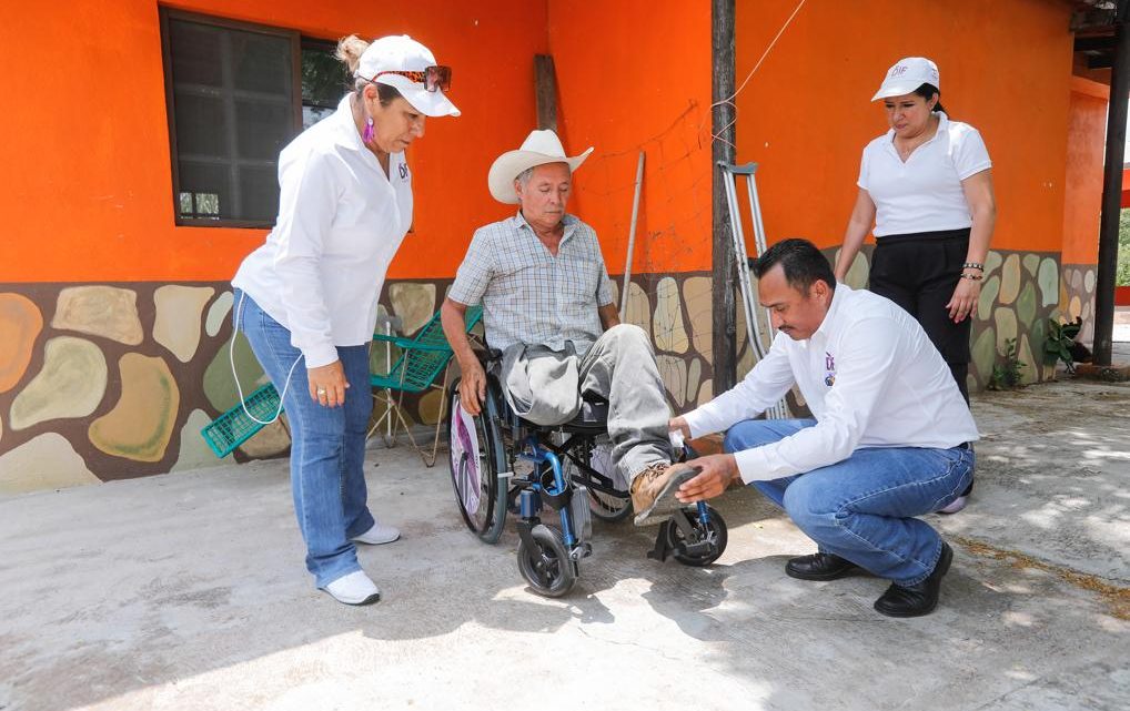 Entrega DIF Tamaulipas apoyos funcionales dentro de la “Ruta de la Esperanza”