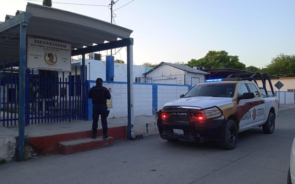 Guardia Estatal mantiene vigilancia en planteles educativos durante periodo vacacional