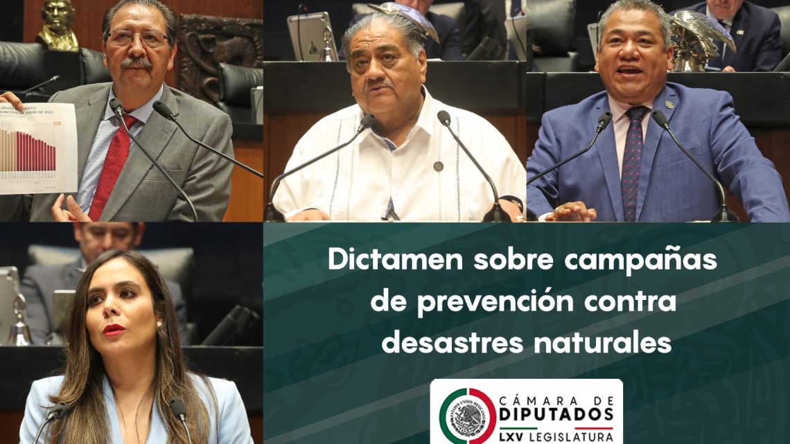 Permanente aprueba exhorto para fortalecer las campañas de prevención contra desastres naturales