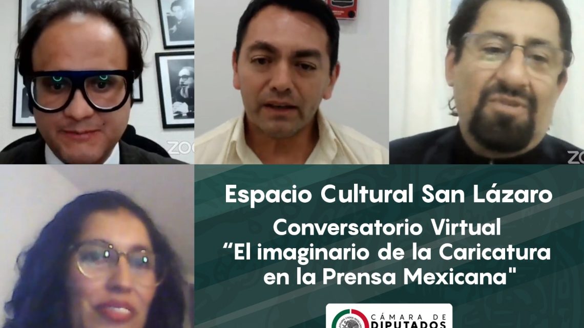 Realizan el conversatorio virtual “El imaginario de la caricatura en la prensa mexicana”