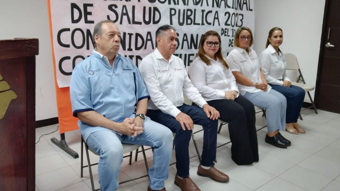 Realizan la «Primera Jornada Nacional de Salud Pública 2023» en Tampico y Madero