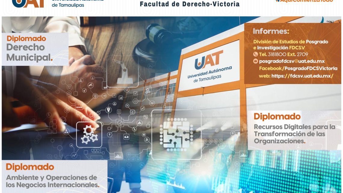 Promueve la UAT diplomados de la Facultad de Derecho Victoria