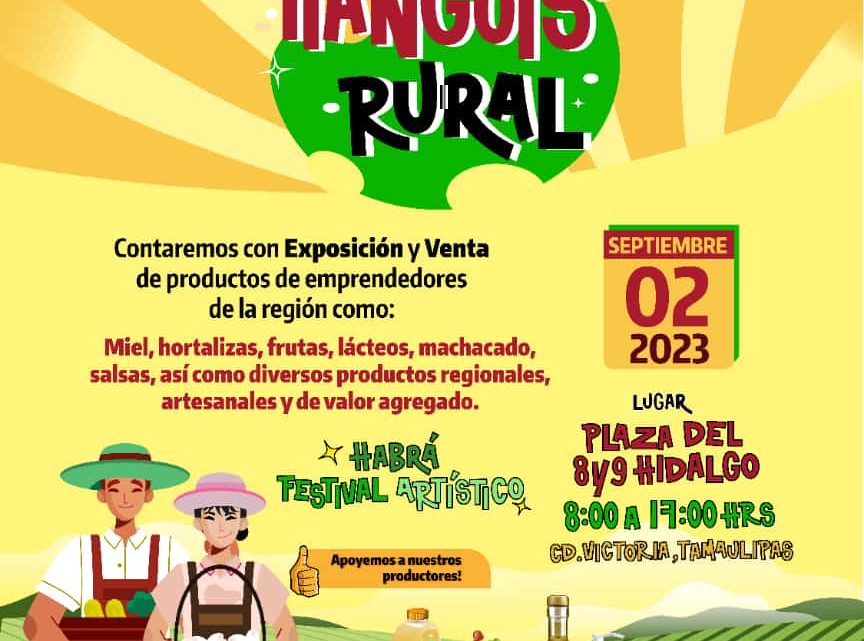 Más de cien productos se ofertarán en “Tianguis Rural”