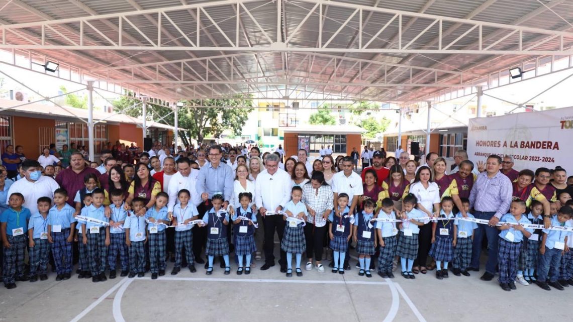 Refrenda Armando Martínez su compromiso con la educación en el inicio del nuevo ciclo escolar