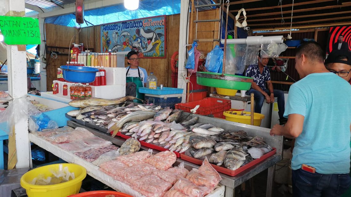 Buenas ventas para comerciantes de pescados y mariscos