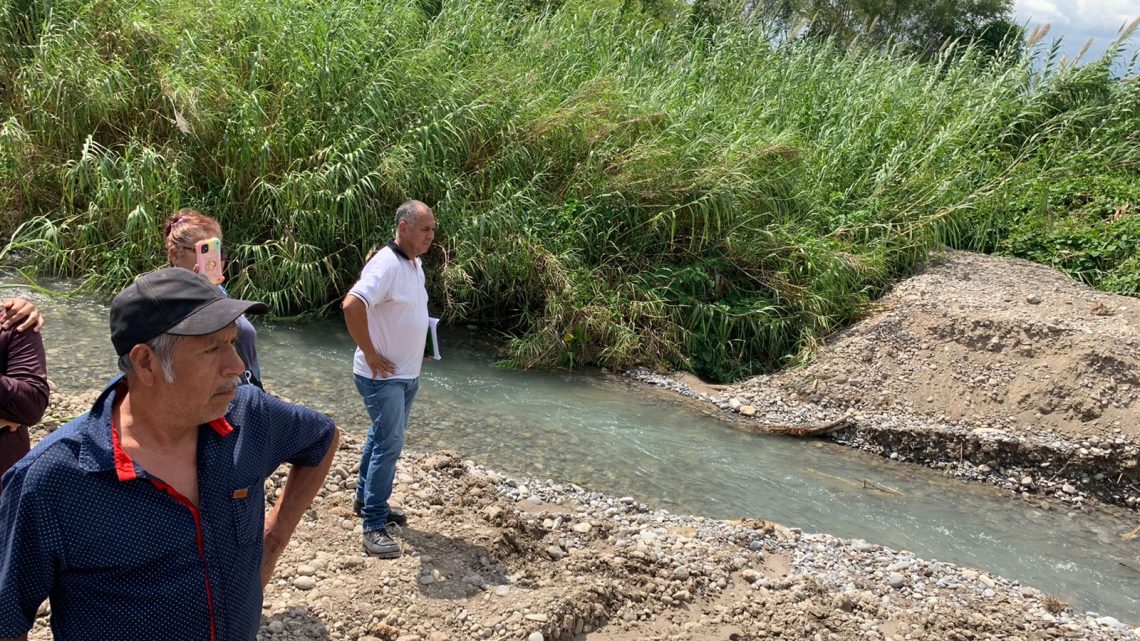 Conagua retira obstrucción que impedía el flujo normal del río Guayalejo a la altura del municipio de Llera, en Tamaulipas 