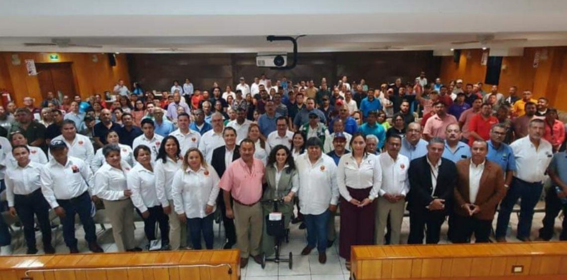 Secretaría del Trabajo capacita a trabajadores sindicalizados en Matamoros