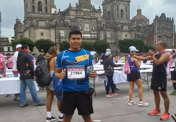 Policía de la Guardia Estatal participa en XL Maratón de la CDMX