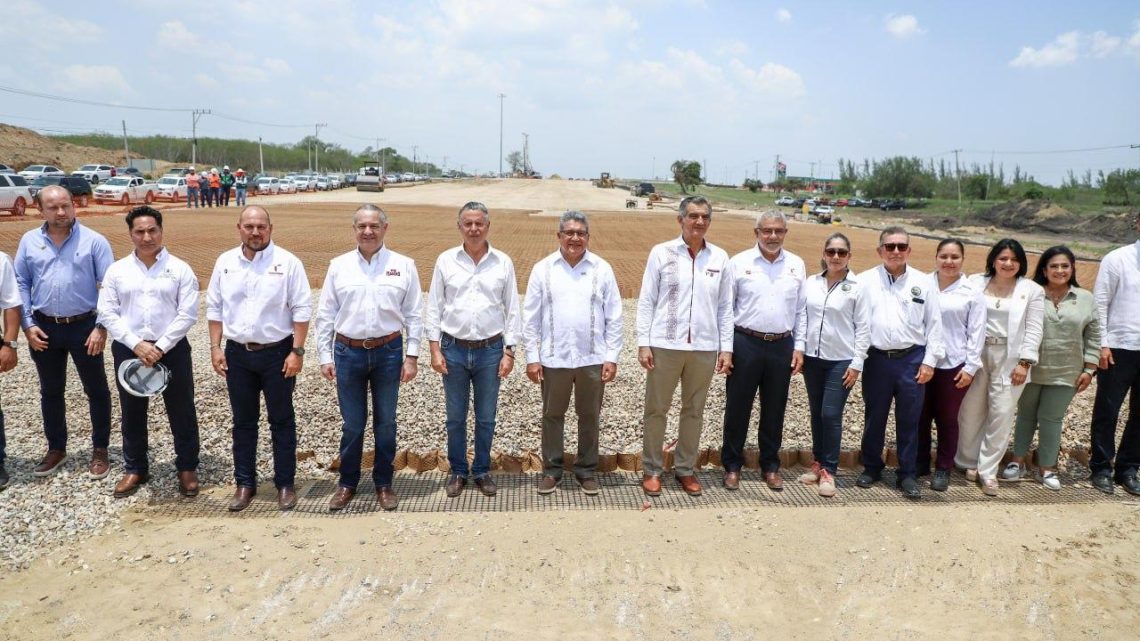 Histórico: Gobernador Américo Villarreal y alcalde de Altamira ponen en marcha construcción del puente «de la Esperanza»