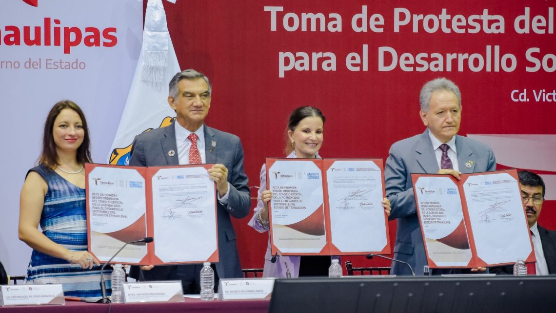 Instala Tamaulipas Consejo de la Agenda 2030 para el Desarrollo Sostenible