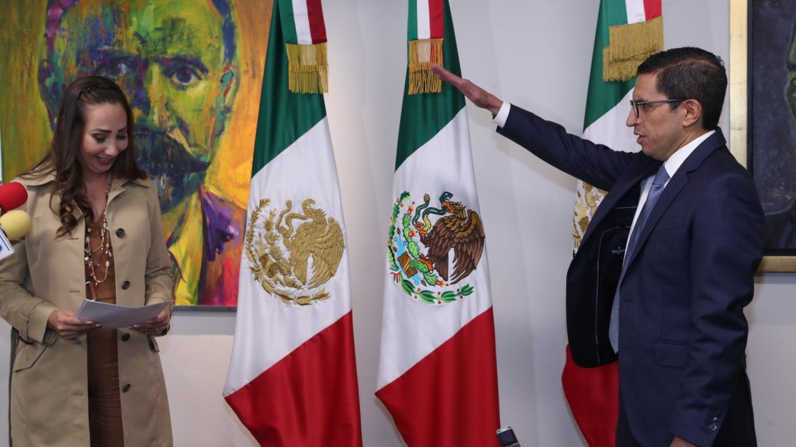 Presidenta de Mesa Directiva tomó protesta al diputado Miguel Humberto Rodarte De Lara, quien sustituye a Santiago Creel Miranda