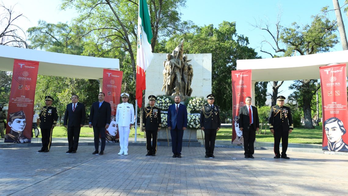 Conmemoran 176 Aniversario de la Gesta Heroica de los Niños Héroes de Chapultepec