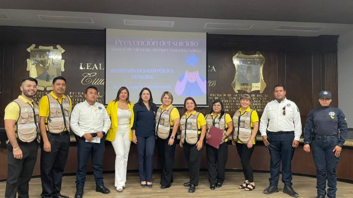 Guardia Estatal de Género participa en Brigada de Prevención del Suicidio