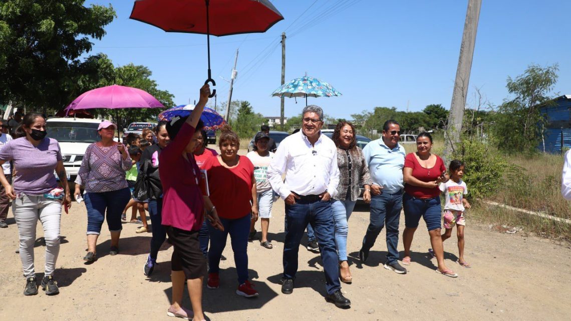 Gran avance de revestimiento de vialidades en la colonia Unidos Avanzamos más; AMM