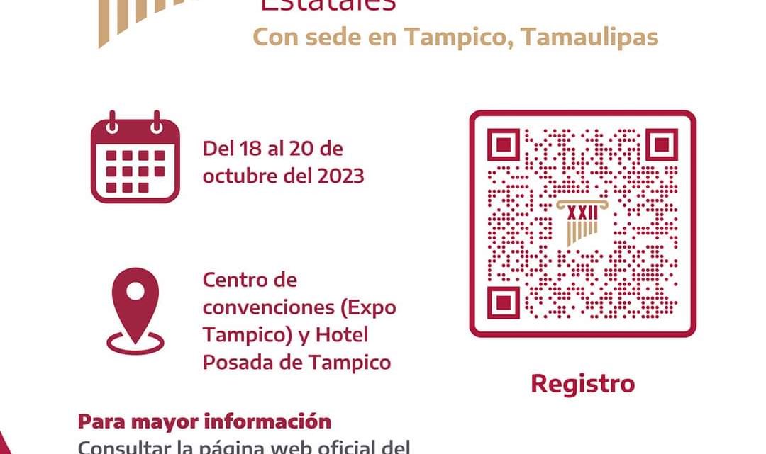 Convoca Instituto de Defensoría Pública de Tamaulipas a XXII Congreso de Defensorías Públicas, que se llevará a cabo en Tampico