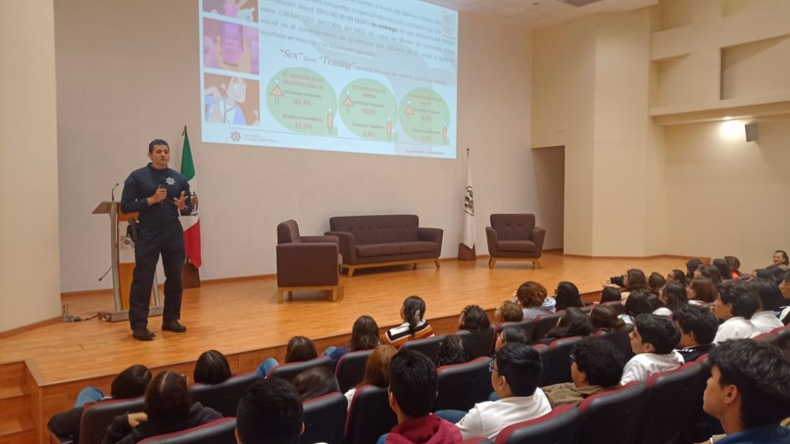 Guardia Estatal imparte pláticas de prevención sobre Delitos Cibernéticos