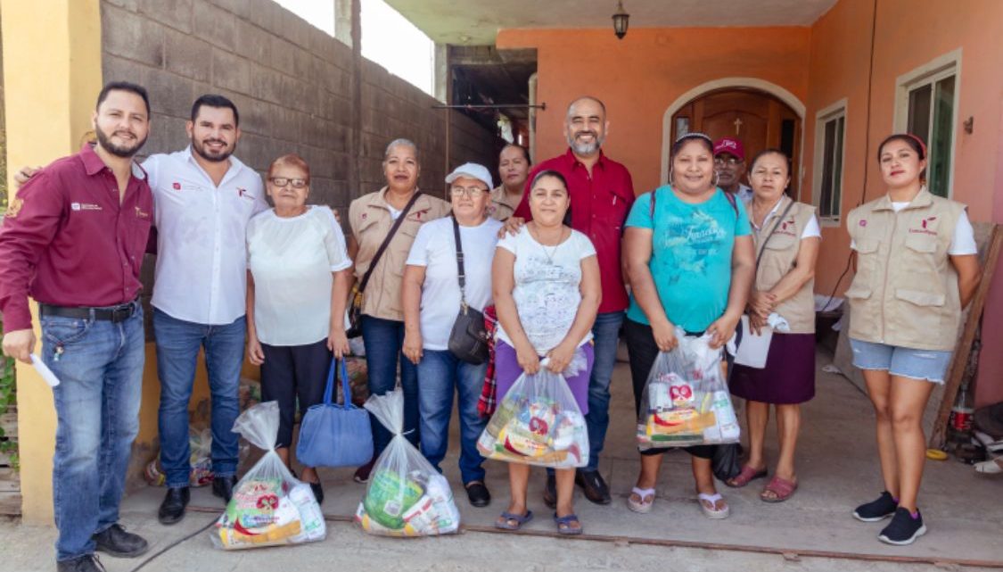 Inicia SEBIEN quinta entrega de paquetes alimentarios en Tamaulipas