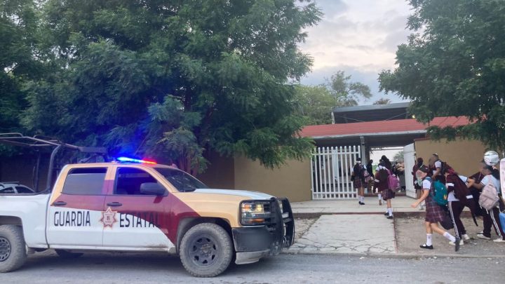 Guardia Estatal vigila secundarias y preparatorias de Güémez