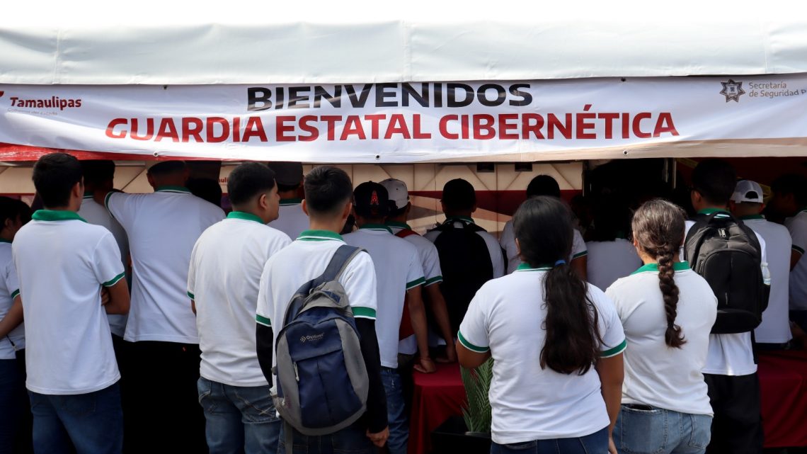 Feria Tamaulipas 2023 estrecha convivencia entre la Guardia Estatal Cibernética y ciudadanía