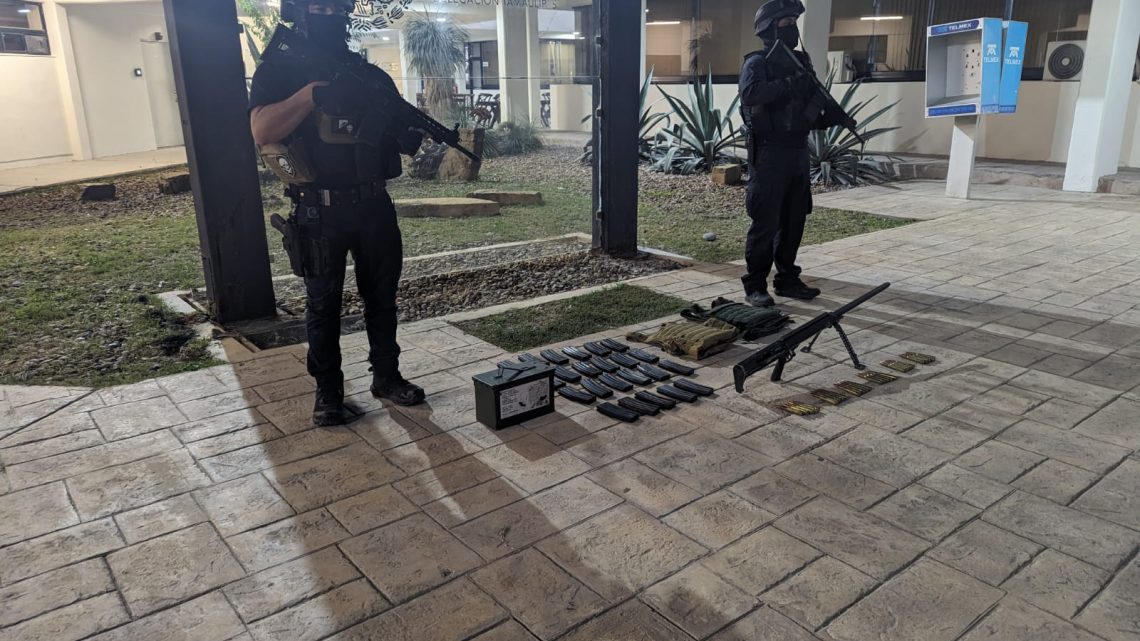 Guardia Estatal detiene a dos civiles armados y realiza aseguramiento en Reynosa