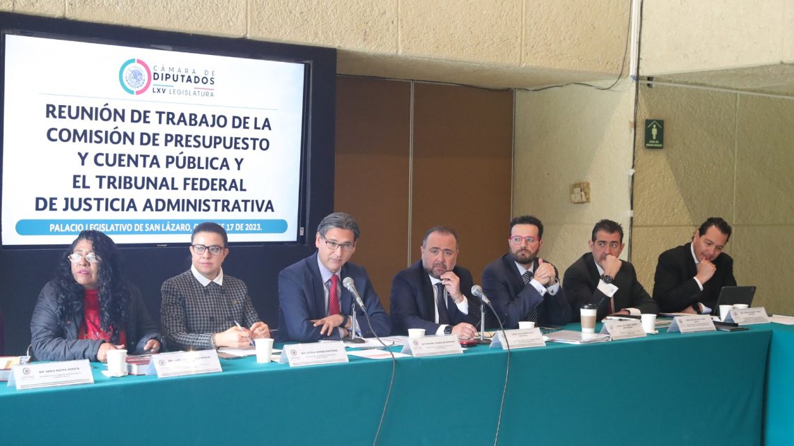 Comisión de Presupuesto y Cuenta Pública conoce requerimientos del TFJA para 2024