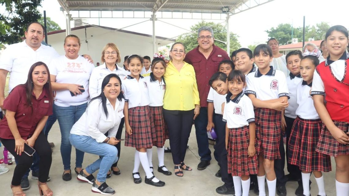 Inauguran nueva aula y entregan mobiliario en CAIC «Adriana González de Hdz» de Altamira