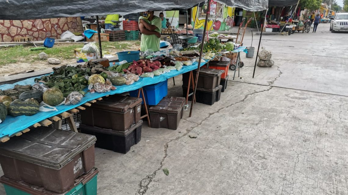 Continúan las bajas ventas para vendedores de frutos y verduras