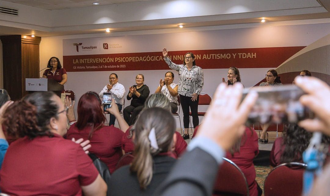 Maestros de Educación Especial de Tamaulipas reciben capacitación sobre autismo, déficit de atención e hiperactividad y método TOMATIS