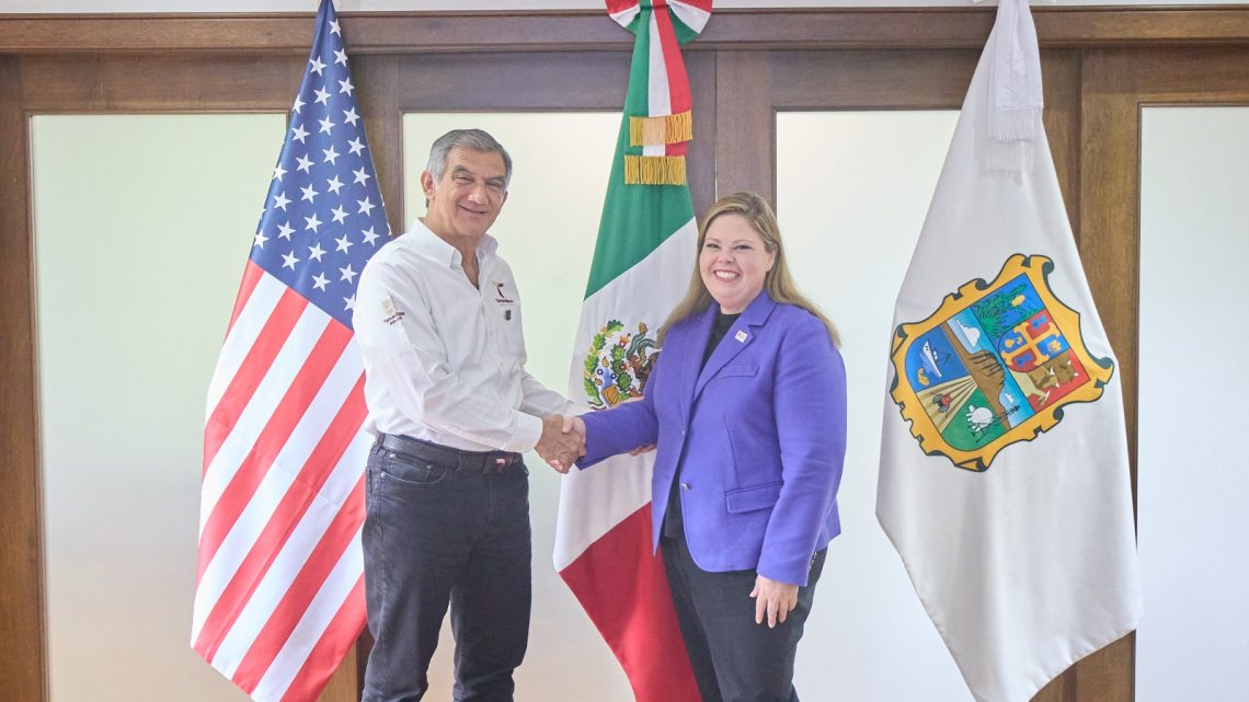 Presenta Américo a la cónsul de Estados Unidos en Matamoros grandes proyectos en marcha