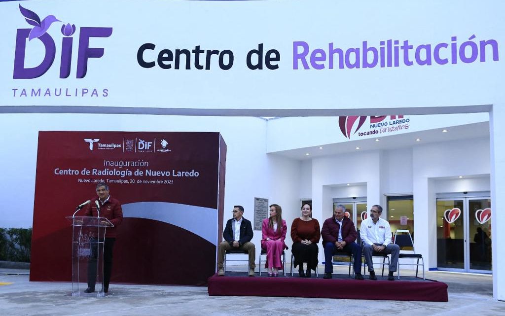 Inaugura Américo Centro de Radiología y supervisa hospitales en Nuevo Laredo