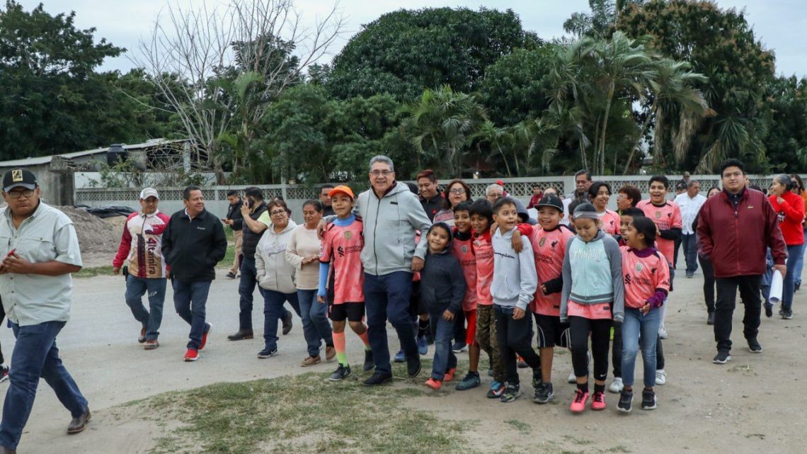 Tendrá sector Laguna Florida espectacular parque deportivo para finales de enero