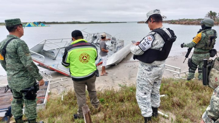 Protección Civil Tamaulipas activa protocolo de emergencia en La Pesca para la salvaguarda de la población