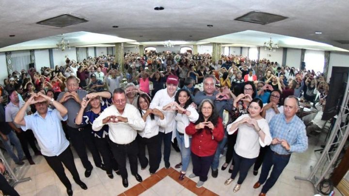 Valle Hermoso apoya a Olga Sosa y JR de Morena rumbo al Senado.