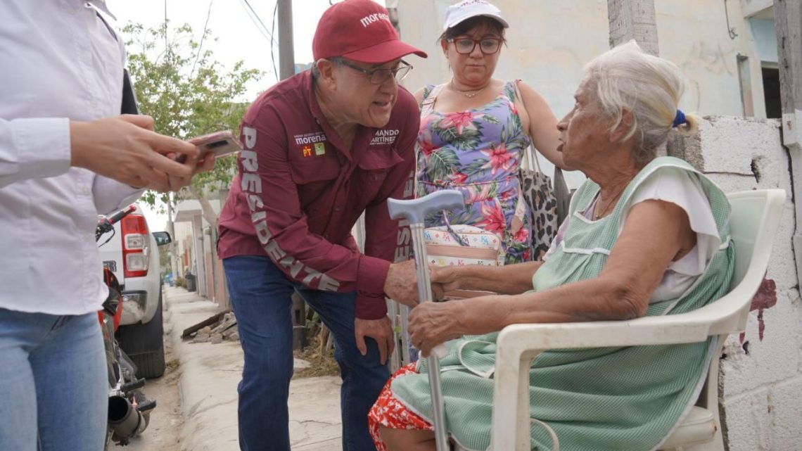 Recorre Armando Martínez el sector Laguna de la Puerta