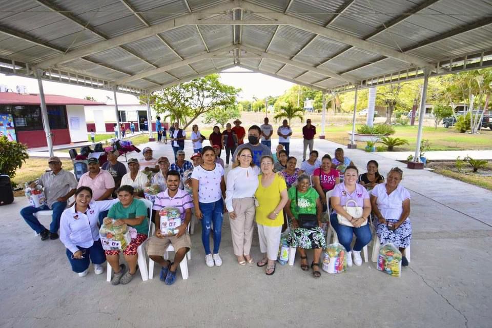 Reinicia Sistema DIF Altamira la gira de entregas de apoyos alimenticios para adultos mayores