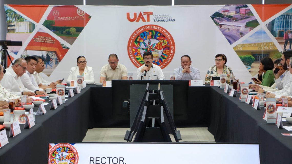 Rector de la UAT preside en la UAM Mante la reunión del Colegio de Directores