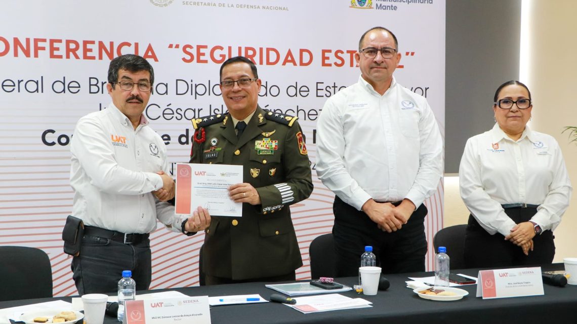 Imparten en la UAT conferencia sobre seguridad y protección ciudadana