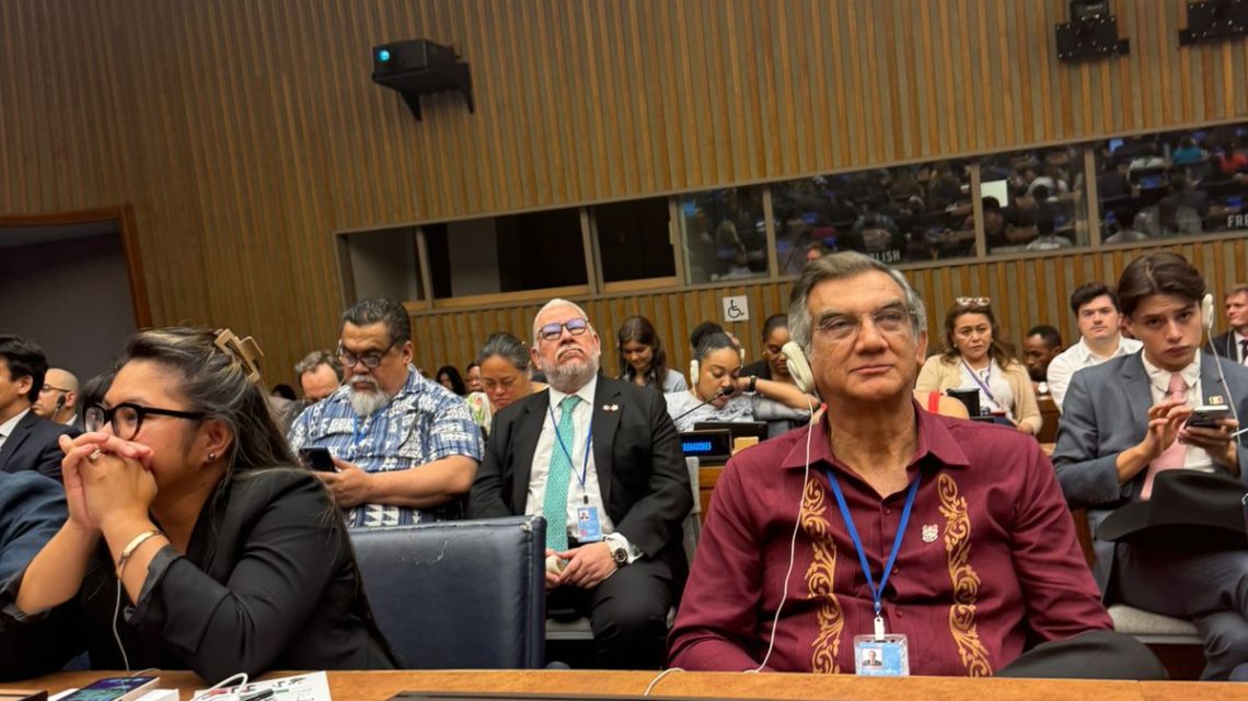 Asiste Américo Villarreal a presentación del Cuarto Informe Nacional Voluntario de México en la ONU