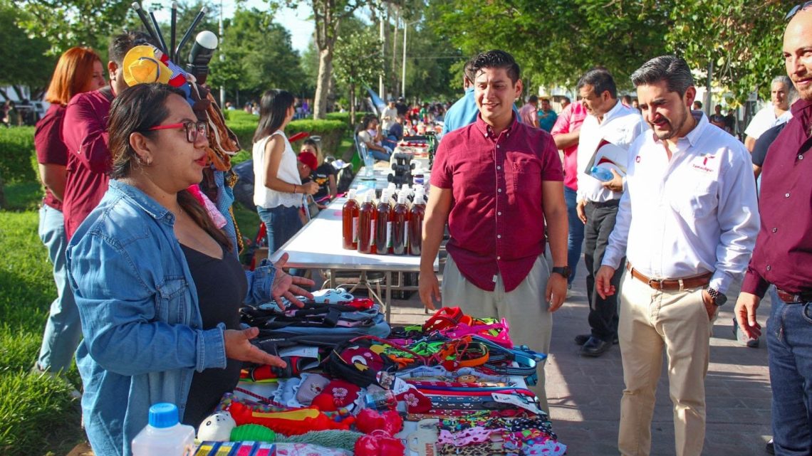 Realizan con éxito el segundo “Mercado Joven” en Ciudad Victoria