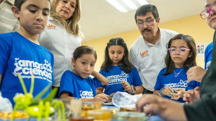 Celebra la UAT en el Campus Victoria el campamento infantil Amor por la Ciencia 2024