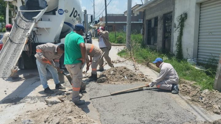 COMAPA Altamira ha repuesto cerca de 20 mil metros cuadrados de pavimento