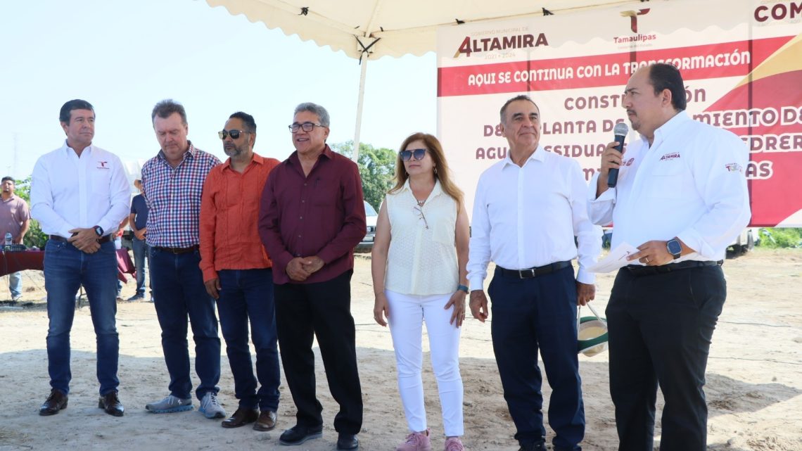 Inicia la construcción de la Planta de Tratamiento de Aguas Residuales de Altamira