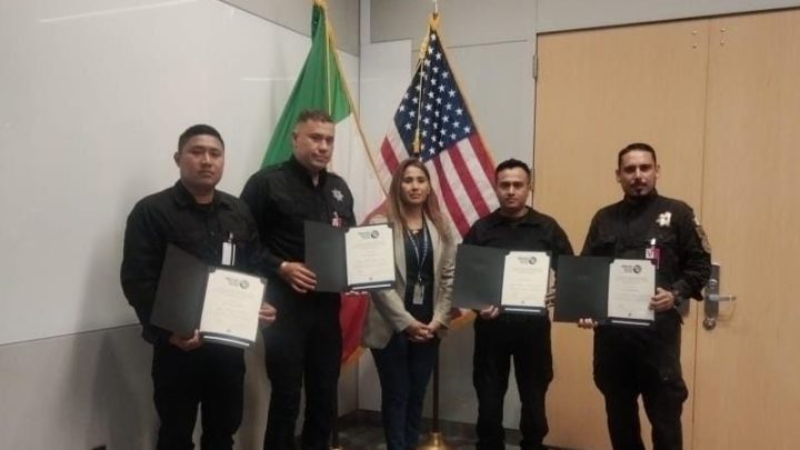 Consulado de EE.UU. en Matamoros entrega reconocimiento a la Guardia Estatal