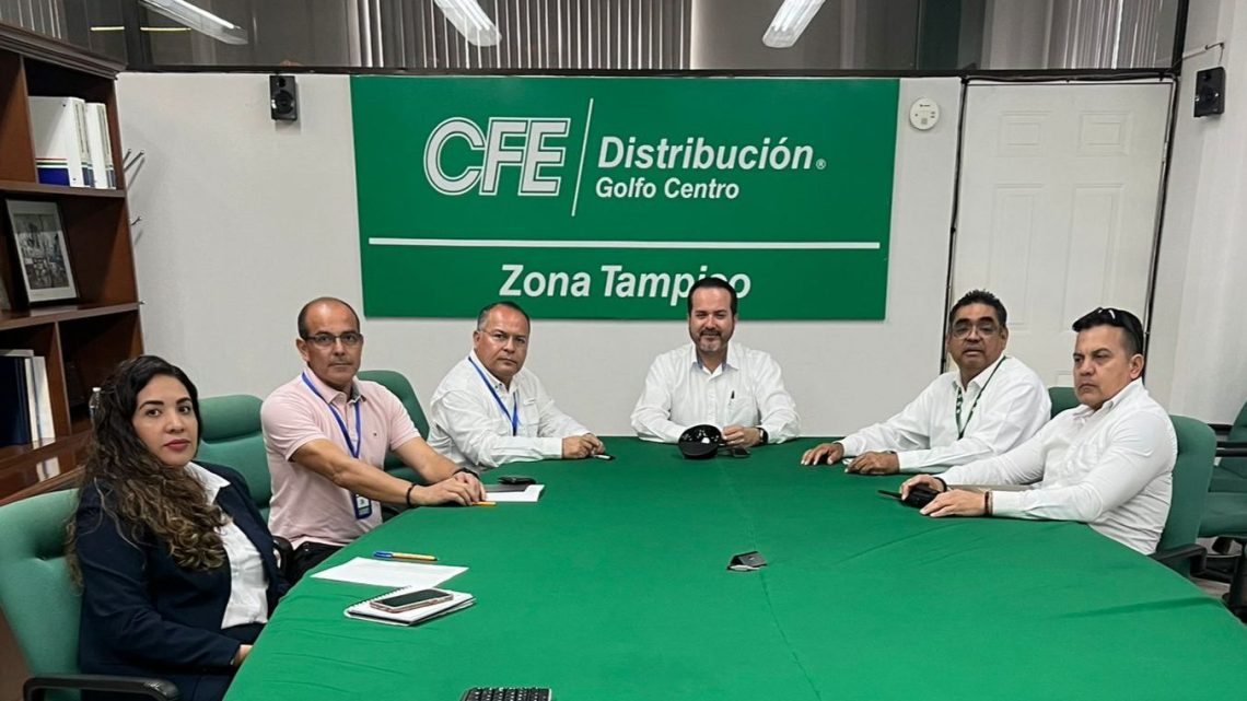 Coordina Gobierno de Tampico Acciones de Protección Civil con CFE