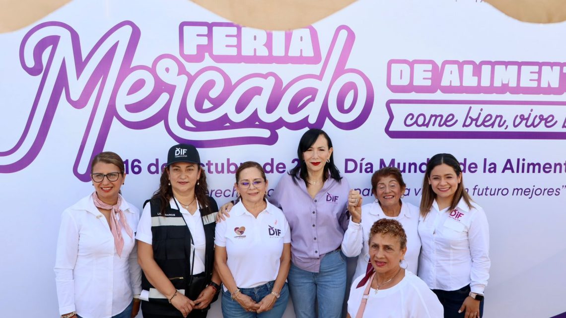 Rossy Luque de Martínez pone en marcha la Feria Mercado de Alimentos: «Come Bien, Vive Bien»