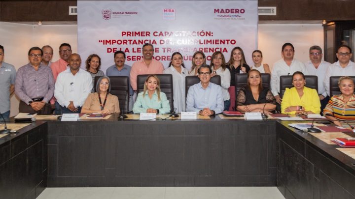 Ciudad Madero primer municipio en recibir capacitación de transparencia