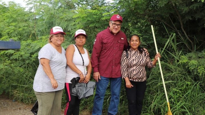 Emprende Armando Martínez jornada de limpieza en el Corredor Urbano